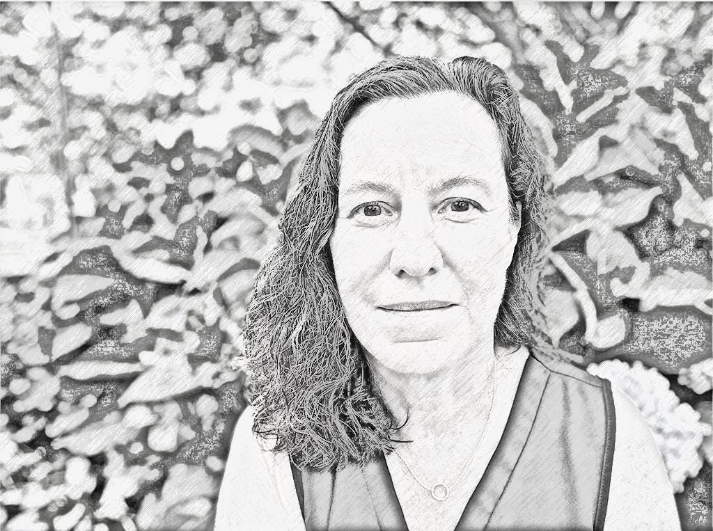 Pencil drawing of Marjorie